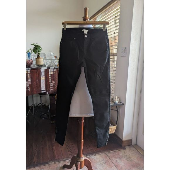 NWOT H&M skinny black pants   Sz 6 - Picture 11 of 11